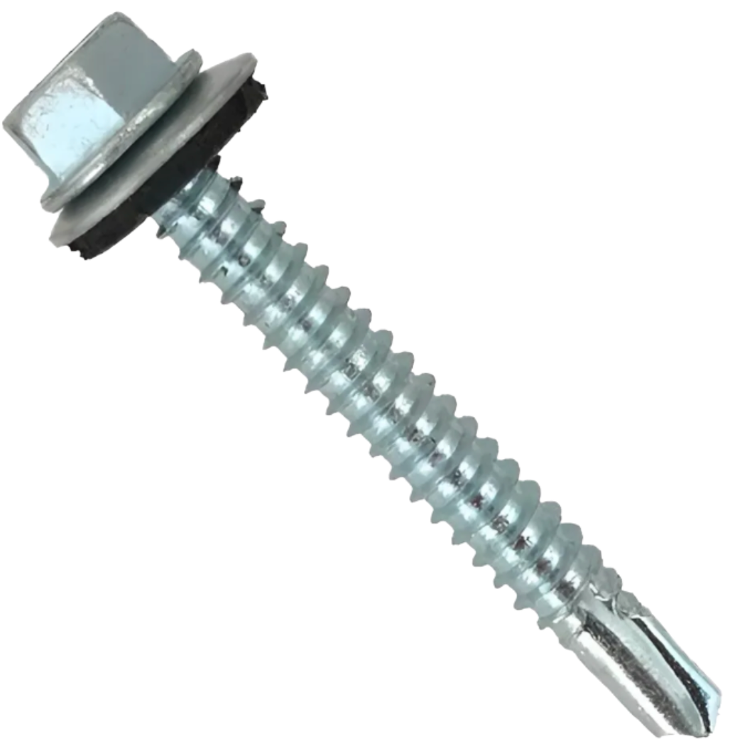 Tornillo hexagonal punta broca c/g 12x1 1/4" 100 unidades