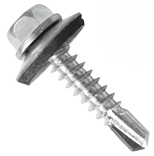 Tornillo hexagonal punta broca c/g 12x3/4" 100 unidades