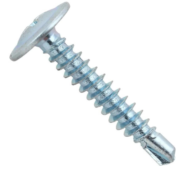 Tornillo cabeza lenteja punta broca 8x3/4" 100 unidades