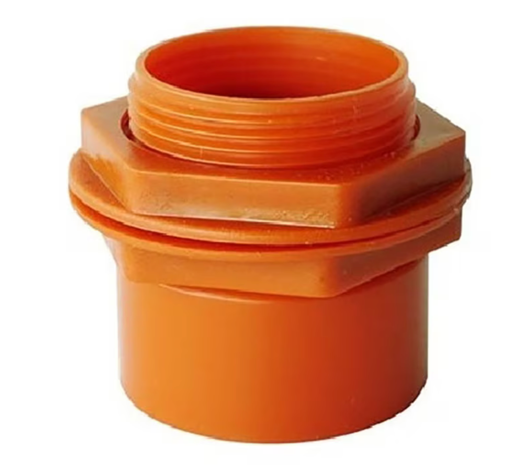 Terminal PVC conduit 32mm con tuerca