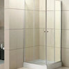 Cabina de ducha cuadrada cromo 90 cm 4 mm