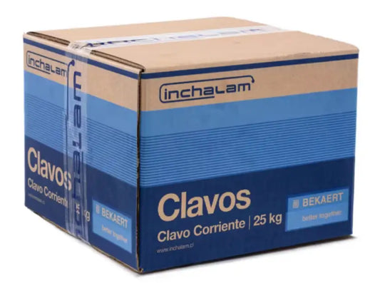 Clavo corriente 1 1/2" caja 25kg Inchalam