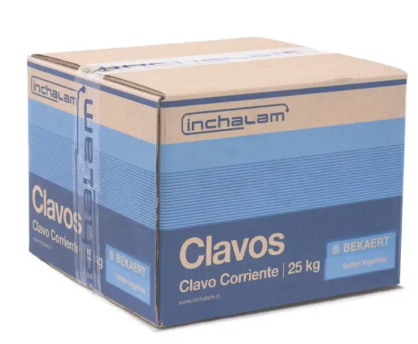 Clavo corriente 4"  caja 25 kg Inchalam
