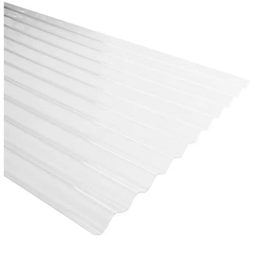 Plancha policarbonato ondulado transparente 0,5x810x2000mm