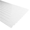 Plancha policarbonato ondulado transparente 0,5x810x2000mm