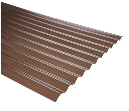 Plancha policarbonato ondulado bronce 0,5x810x3660mm