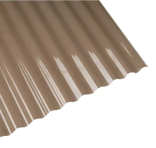 Plancha policarbonato ondulado bronce 0,5x810x2500mm