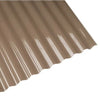 Plancha policarbonato ondulado bronce 0,5x810x2500mm