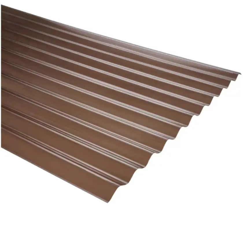 Plancha policarbonato ondulado bronce 0,5x810x2500mm