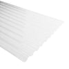 Plancha policarbonato ondulado transparente 0,5x810x3660mm