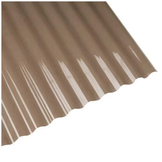Plancha policarbonato ondulado bronce 0,5x810x3000mm
