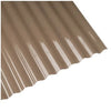 Plancha policarbonato ondulado bronce 0,5x810x3000mm