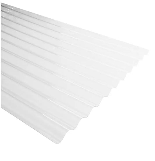 Plancha policarbonato ondulado transparente 0,5x810x2500mm