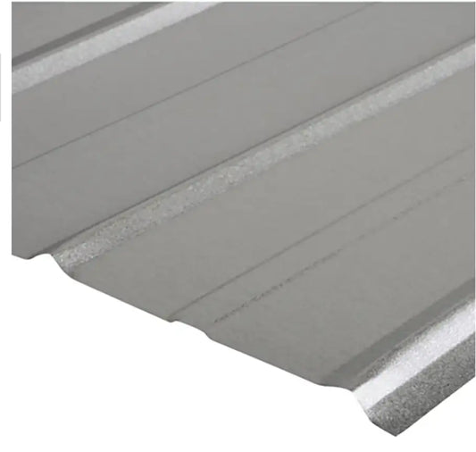Zinc en V gris 0,35x3000mm recubrimiento AZ-150