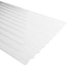 Plancha policarbonato ondulado transparente 0,5x810x3000mm