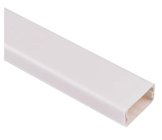 Moldura pvc con autoadhesivo 20x10mm 2mt tira para canaleta