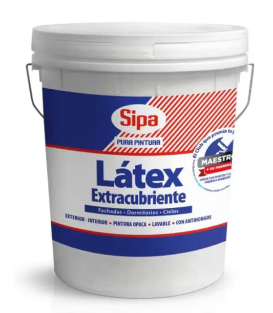 Látex extracubriente blanco 4 gal