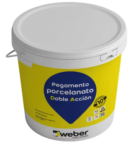 Adhesivo porcelanato pasta DA 25 kg