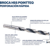 Broca acero rapido 4,5mm