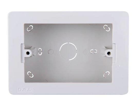 Caja chuqui PVC blanca