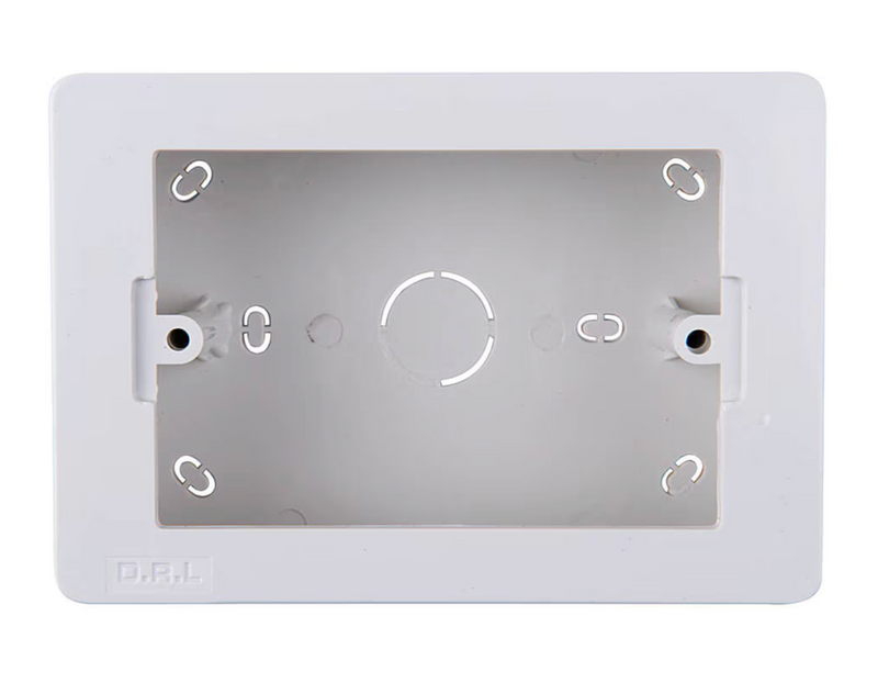 Caja chuqui PVC blanca