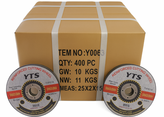 400 Discos de corte 4 1/2" 1,2 mm Yts