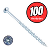 Tornillo CRS punta fina  8x4" 100 unidades