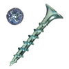 Tornillo vulcanita CRS punta fina zincado brillante - Tamaño: 6 x 1"