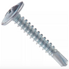 Tornillo cabeza de lenteja punta broca zincado brillante - Tamaño: 8 x 1 5/8"