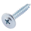 Tornillo cabeza de lenteja punta fina zincado brillante - Tamaño: 8 x 1/2"