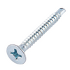 Tornillo vulcanita punta broca zincado brillante - Tamaño: 6 x 1 5/8