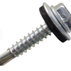 Tornillo hexagonal punta broca con golilla zincado brillante - Tamaño: 12 x 1 1/4"