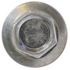 Tornillo hexagonal punta broca con golilla zincado brillante - Tamaño: 12 x 2"