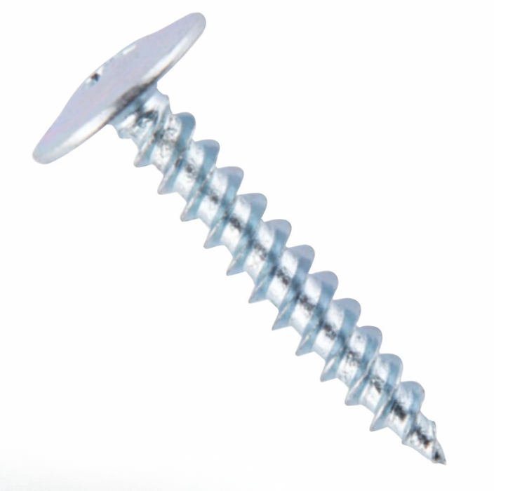 Tornillo cabeza lenteja punta fina  8x3/4" 100 unidades