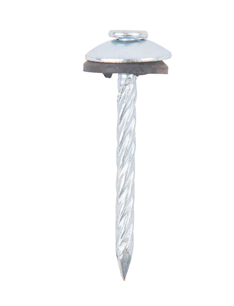 Clavo techo tipo paragua helicoidal 2 1/2" 100uds