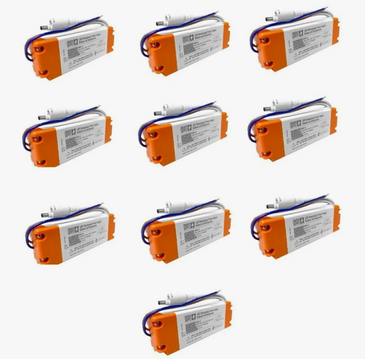 Pack 10 Kit De Emergencia Respaldo Driver Led 3-50w para panel led 60x60 Duración 90 min