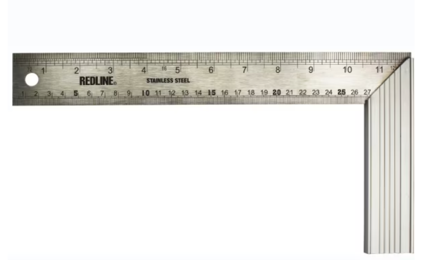 Escuadra carpintera aluminio 12"