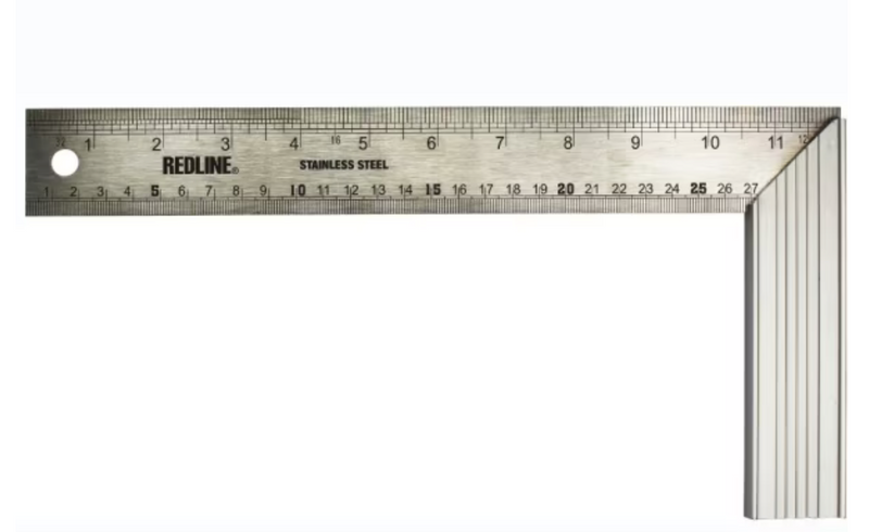 Escuadra carpintera aluminio 12"