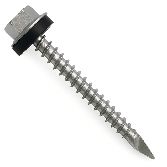 Tornillo hexagonal punta espada c/g 10 x 2 1/2" 100 unidades