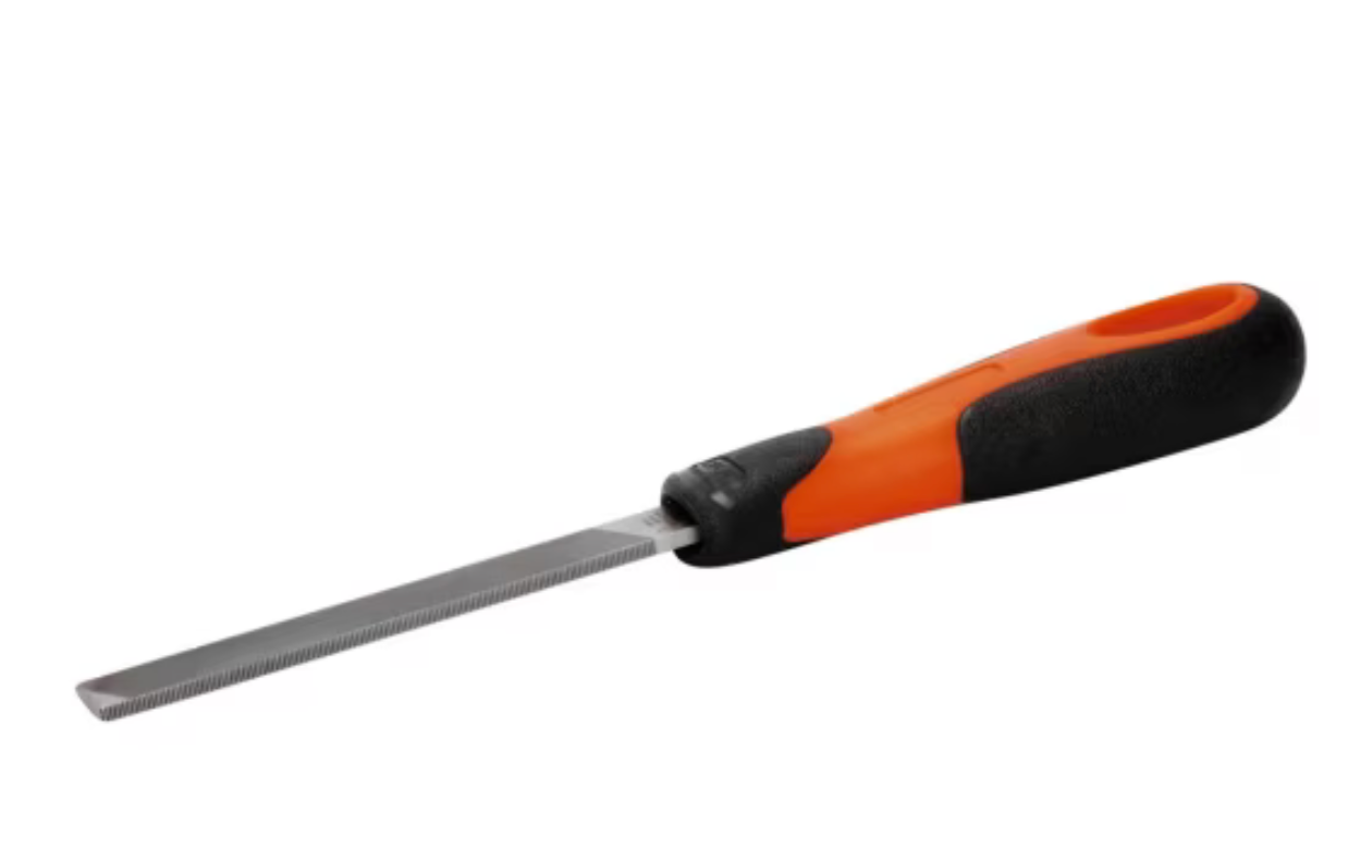 Lima plana bastarda 6"