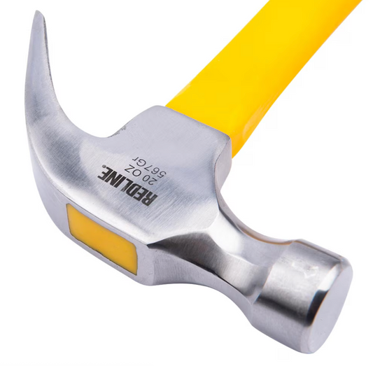 Martillo carpintero con mango de fibra vidrio 20 oz