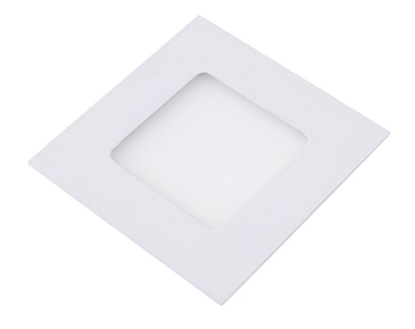 Panel led embutido cuadrado blanco luz fria 3w