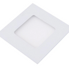 Panel led embutido cuadrado blanco luz calida 3w