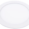 Panel led embutido redondo blanco 225mm luz calida 18w