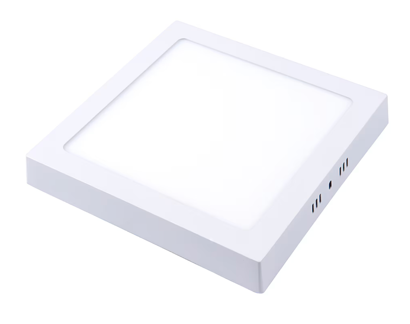 Panel led sobrepuesto cuadrado blanco luz fria 18w