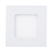 Panel led embutido cuadrado blanco luz calida 3w
