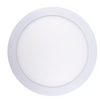 Panel led sobrepuesto redondo blanco luz fria 18w