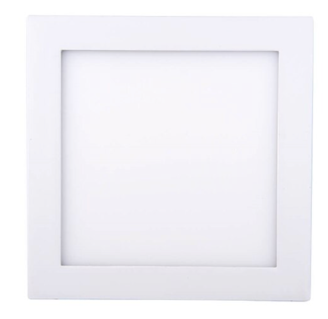 Panel led embutido cuadrado blanco luz fria 12w