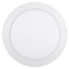 Panel led embutido redondo blanco 225mm luz calida 18w