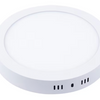 Panel led sobrepuesto redondo blanco luz calida 18w